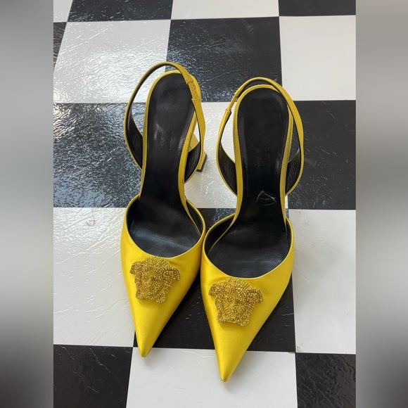 Versace Shoes - Versace Madusa Head Slingback size 8